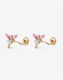 Michael Hill - Children's Cubic Zirconia Fairy Stud Earrings in 10kt Yellow Gold