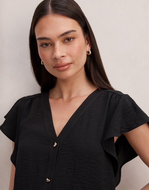 Forever New - Cecilia Flutter Sleeves Blouse