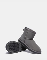 EVERAU - Australian Shepherd Ugg Mini Classic Sheepskin Upper UGG Boots