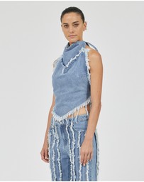 Third Form - Trace Distressed Kite Top