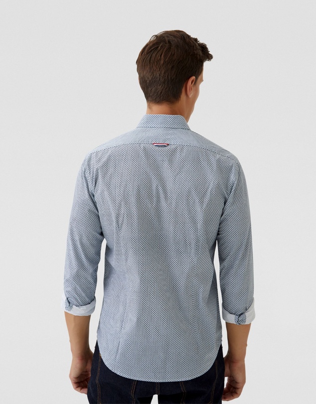 Oxford - Kenton Printed Cotton Shirt