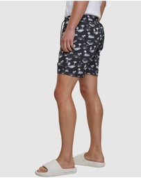 Urban Classics - Pattern Swim Shorts