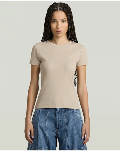 G-Star - Rib Cap Sleeve Tee