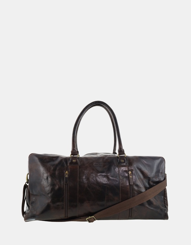 Pierre Cardin - Pierre Cardin Rustic Leather Business/Overnight Bag