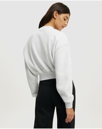 Cotton On Body Active - Plush Cropped Crew Sweat