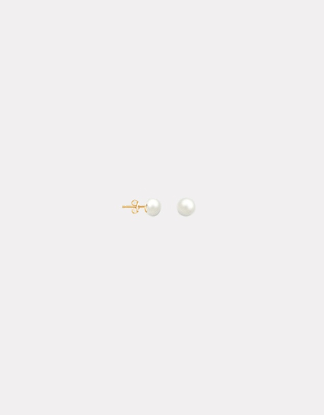 Ichu - Tiny Pearl Stud Earrings