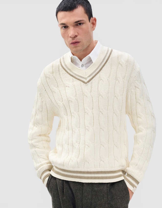 rag & bone - Tristan Cricket Vee Sweater