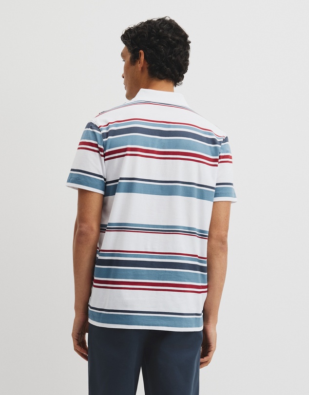 Country Road - Multi Stripe Zip Polo