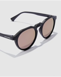 Hawkers Co - Polarized Black Rose gold Warwick Raw Sunglasses for Men and Women UV400