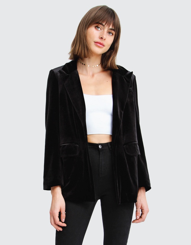 Belle & Bloom - Eternity Oversized Velvet Blazer