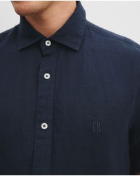 Country Road - Organically Grown Linen Regular Fit Short Sleeve Shirt