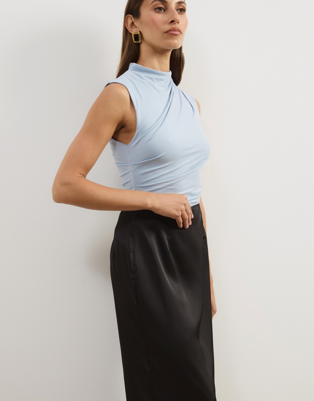 Atmos&Here - Lowen Satin Maxi Skirt