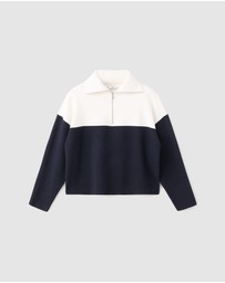 M.N.G - High Neck Sweater With Zip