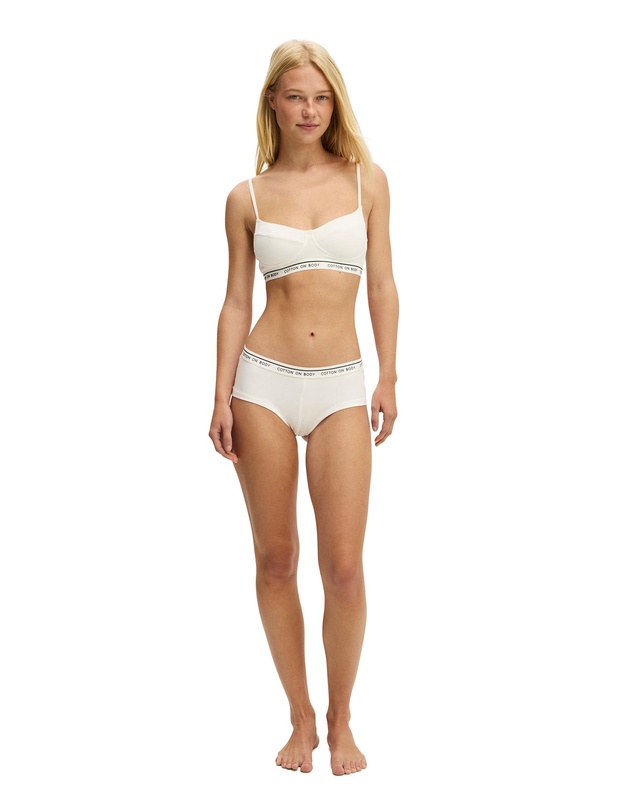 Cotton On Body - Branded Cotton Balconette Bralette