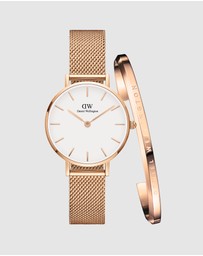 Daniel Wellington - Gift Set - Petite Melrose 28mm + Classic Bracelet Small