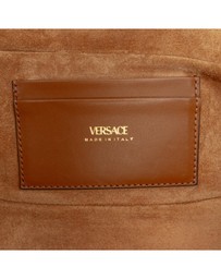 Pre-Loved by Azura Reborn - Pre-Loved Leather V Greca Signature Belt Bag