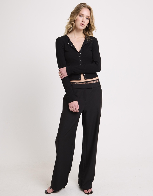 Alice In The Eve - Kyra Lace Insert Pants