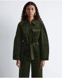& Other Stories - Belted Corduroy Jumpsuit
