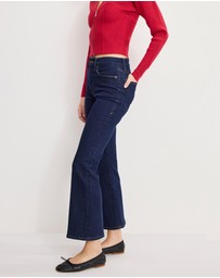 Good American - Good Legs Crop Mini Boot Jeans
