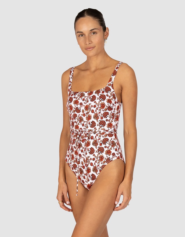 Baku Swimwear - Flamenco Square Neck One Piece Swimsuit
