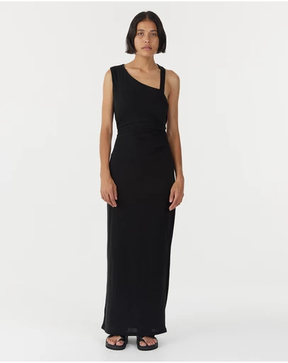 Third Form - Stirling Twist Asymmetric Maxi Dress
