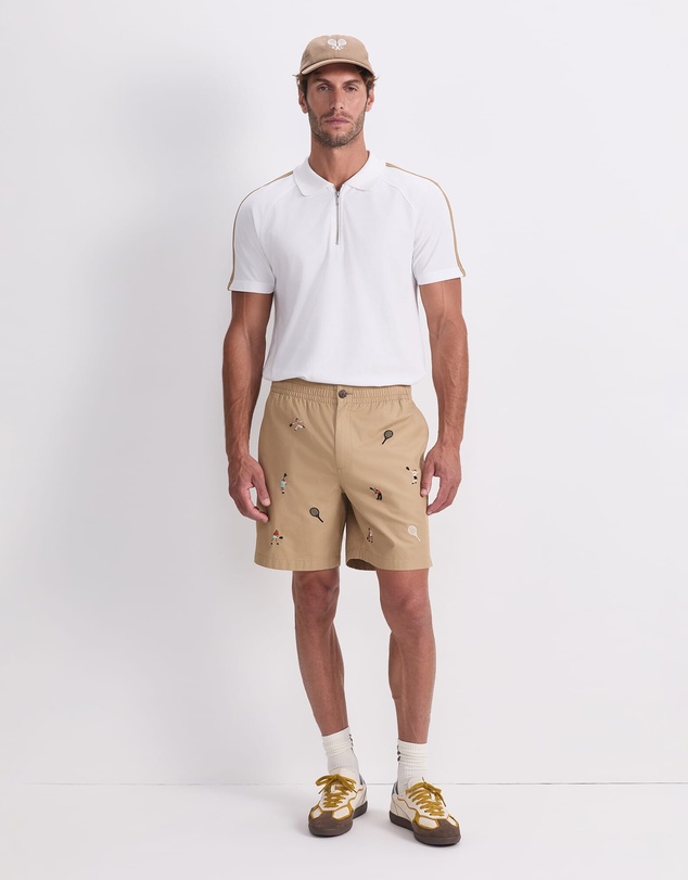Sportscraft - Milson Volley Embroidered Short