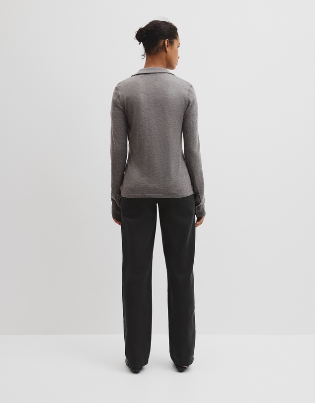 Country Road - Merino Long Sleeve Knit Shirt