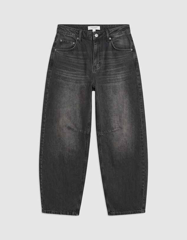 TOPSHOP - Barrel High Rise Denim Jeans