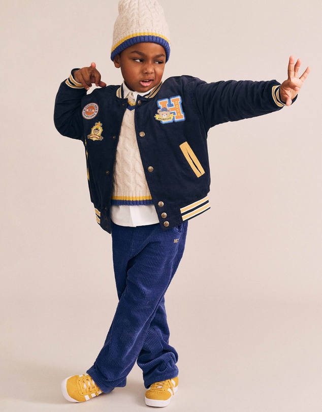Huxbaby - Collegiate Hux Cord Jacket - Babies-Kids
