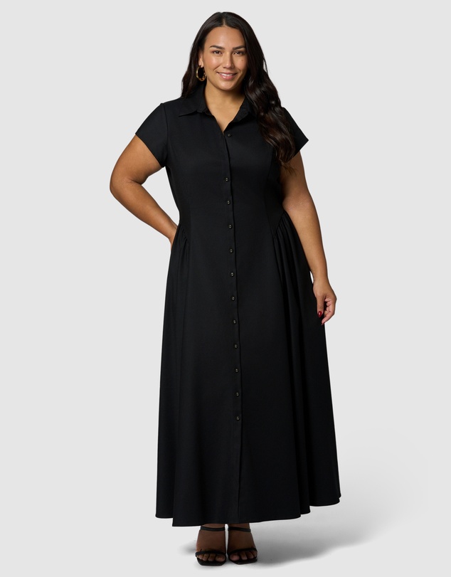 Something 4 Olivia - Clara Maxi Shirt Dress
