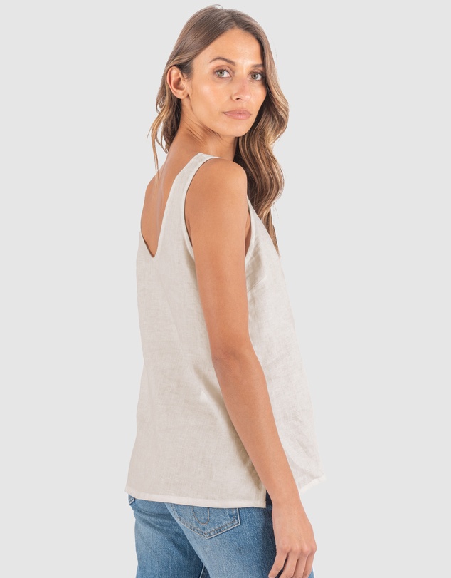 CAMIXA - Tanya Tank Linen Top