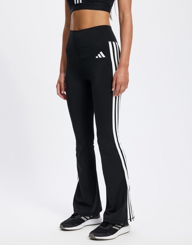 adidas Performance - Optime Essentials Workout 3-Stripes Flared Leggings