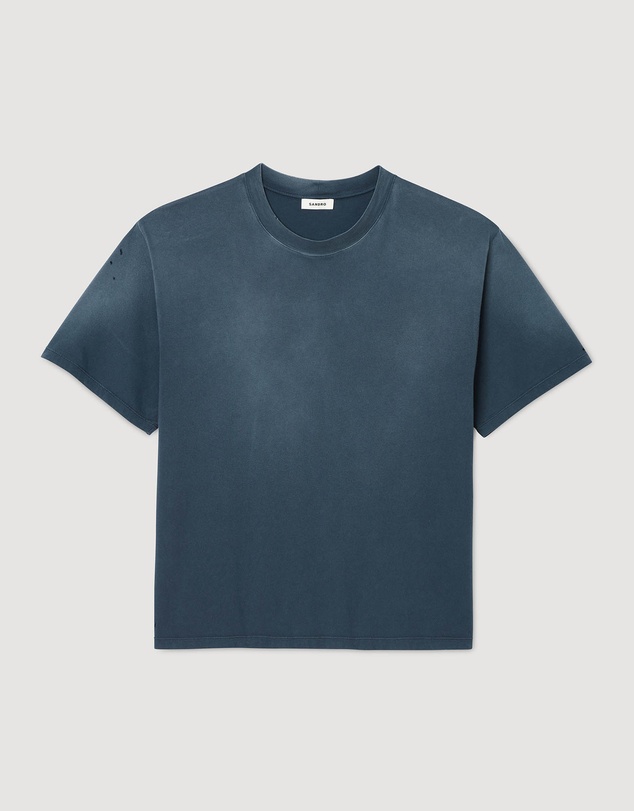 Sandro - Washed Blue Tee Shirt
