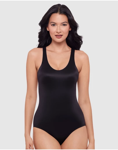 Miraclesuit Shapewear - Back Wrap Padded Cup Back Support Bodysuit Shaper