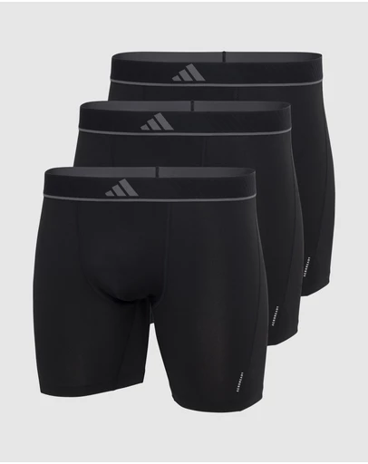 adidas Sportswear - 3 Pack Active Micro Flex Eco Boxer Brief Underwear