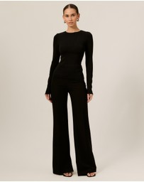 Tussah - Crew Neckline With Under Bust Seam Top