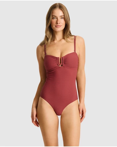 Sea Level Australia - Spinnaker U Bar Bandeau One Piece