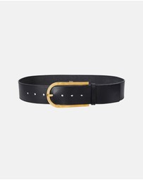 Polo Ralph Lauren - Elongated-Buckle Leather Belt