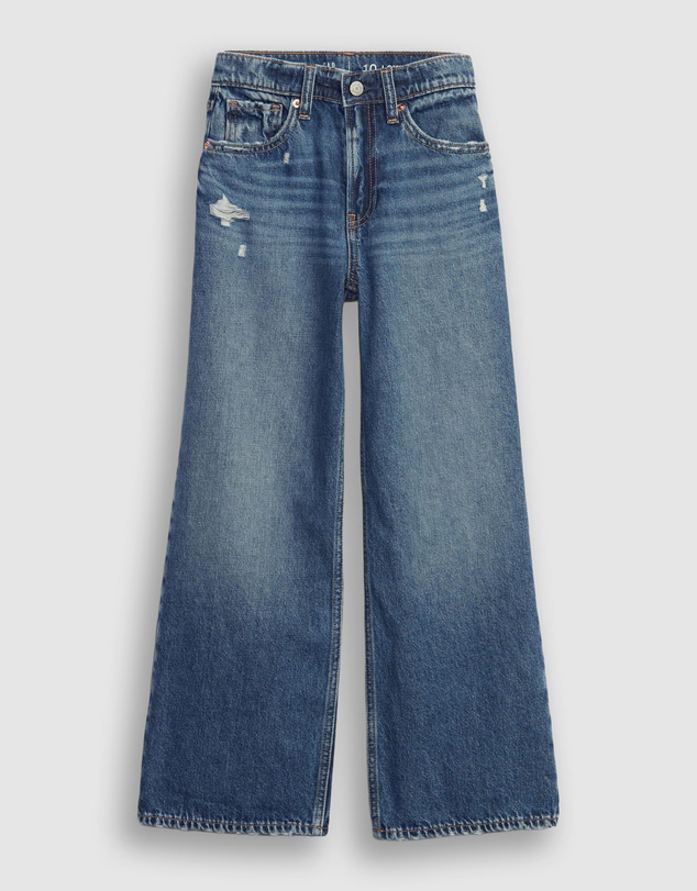 GAP - Low Rise Stride Wide-Leg Jeans - Kids-Teens