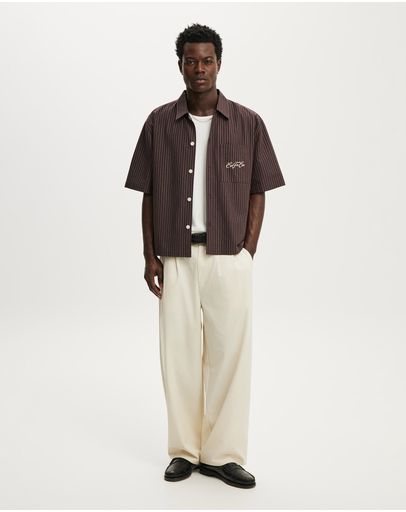 CHOCOLATE STRIPE EMB