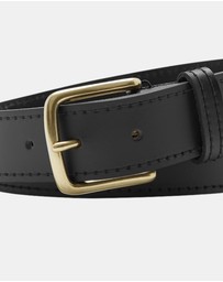 Buckle - Wyoming. Australian Made Buffalo Leather Belt. 35mm width.