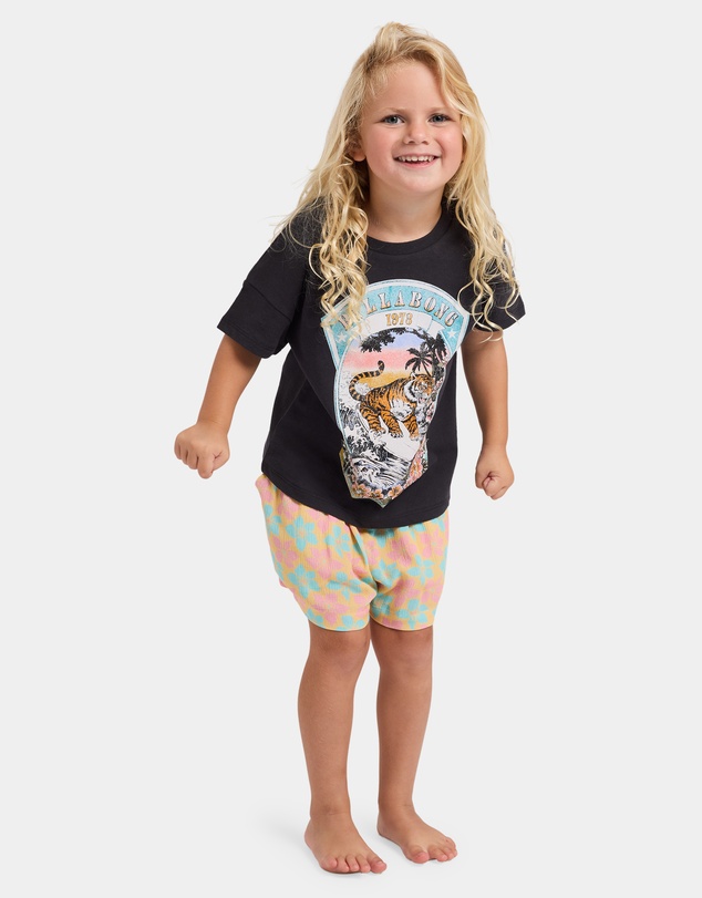 Billabong - Girls 2 to 7 Surf Kitty T-Shirt