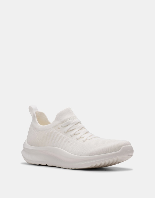 Clarks - Solevana Lace White