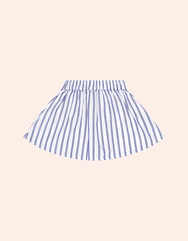 Huxbaby - Ocean Stripe Yoke Skirt - ICONIC EXCLUSIVE - Babies-Teens