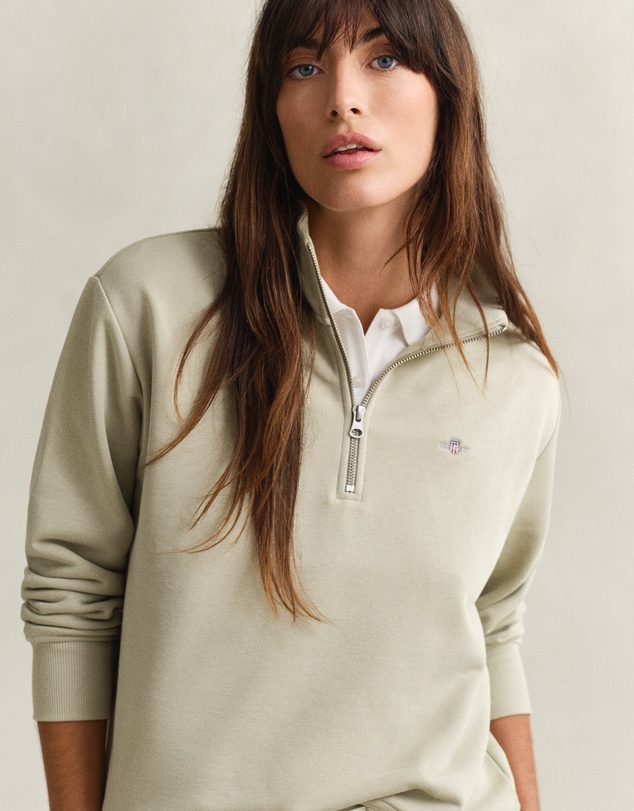 Gant - Shield Half Zip Sweatshirt