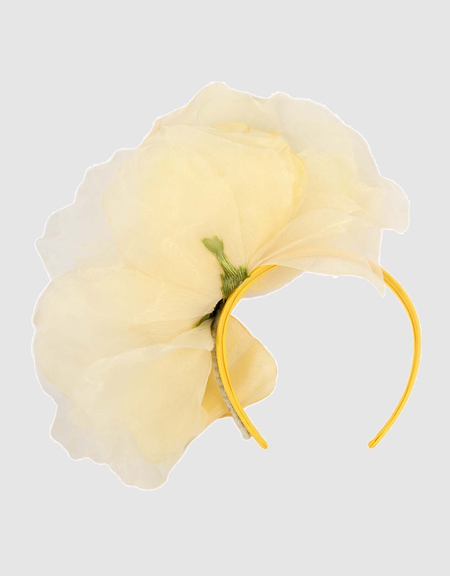 Fillies Collection - Large Yellow Flower Fascinator Headband
