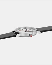 Mondaine - Official Swiss Railways Classic Vegan Grape Leather Watch