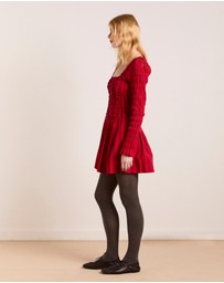 Damson Madder - Raphaela LS Mini Dress