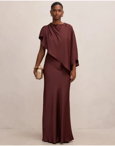 Forever New Petite - Zinnia Petite Cape Maxi Dress
