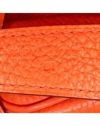 Pre-Loved by Azura Reborn - Pre-Loved hermes Pebbled Leather Handbag with Top Handle and Flap Closure